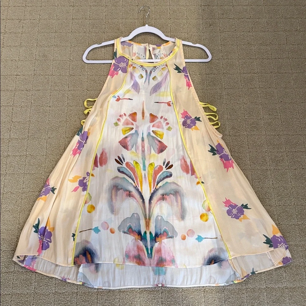 Free People Multicolor Floral Mini Dress